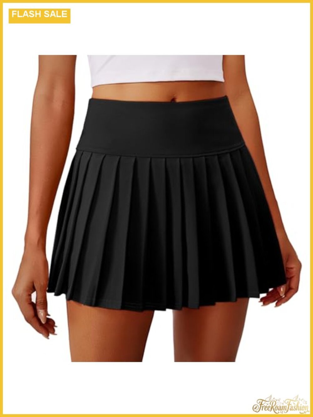 Pleated Tennis Skort Mini Athletic Golf Skirt with Pocket High Waist